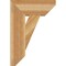 Ekena Millwork Traditional Slat Rough Sawn Bracket, Western Red Cedar, 6"W x 18"D x 26"H BKT06X18X26TRA06RWR - alternate 3